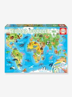 Spielzeug-Lernspielzeug-Puzzle mit Tier-Weltkarte, 150 Teile EDUCA