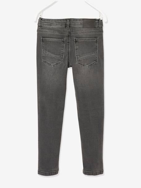 Jungen Slim-Fit-Jeans WATERLESS, Hüftweite COMFORT Oeko-Tex - blue stone+dark blue+double stone+dunkelgrau - 20