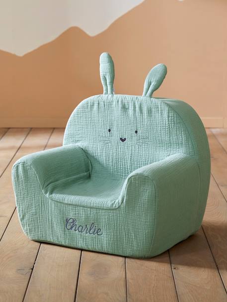 Kinderzimmer Sessel MINZHASE, personalisierbar - grün - 5