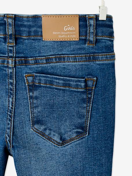 Mädchen Slim-Fit-Jeans WATERLESS, Hüftweite COMFORT - blue stone+dark blue+grau+schwarz - 5
