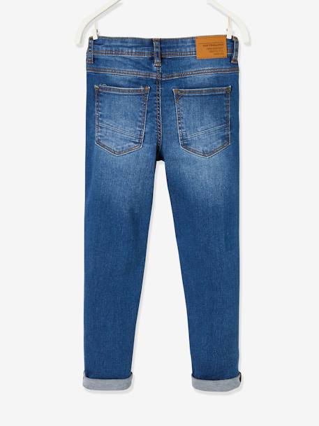 Jungen Slim-Fit-Jeans WATERLESS, Hüftweite REGULAR Oeko Tex - blue stone+dark blue+double stone+dunkelgrau - 10