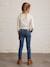 Mädchen Slim-Fit-Jeans WATERLESS, Hüftweite REGULAR - blue stone+dark blue+schwarz - 13