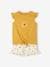 Mädchen-Set: T-Shirt & Shorts Oeko Tex - aqua+gelb/wollweiß geblümt sonnenbl+koralle - 7