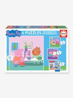 Spielzeug-Lernspielzeug-4er-Set Puzzles Peppa Pig EDUCA