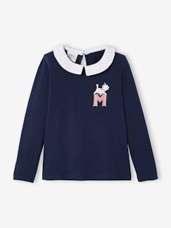 Maedchenkleidung-Kinder Shirt mit Bubikragen Disney ARISTOCATS MARIE Oeko-Tex