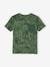 Jungen T-Shirt, Print und Brusttasche Oeko-Tex - anthrazit+braun+dunkelblau+moosgrün+pekannuss+weiß meliert+ziegel - 10