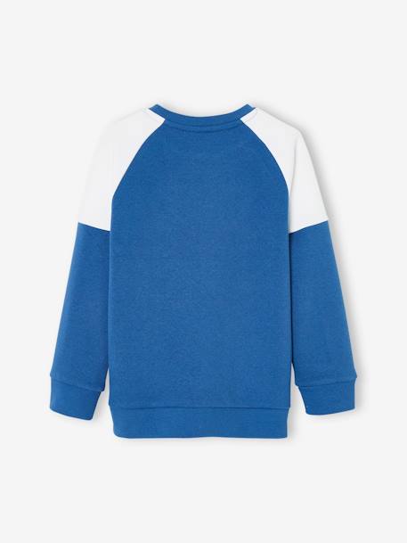 Jungen Sport-Sweatshirt, Brooklyn Oeko-Tex - königsblau+pekannuss - 5