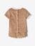 Baby-Set aus Frottee: T-Shirt & Shorts - graubeige - 6