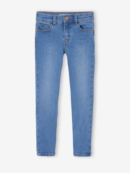 Mädchen Skinny-Jeans BASIC - blau+blue stone - 11