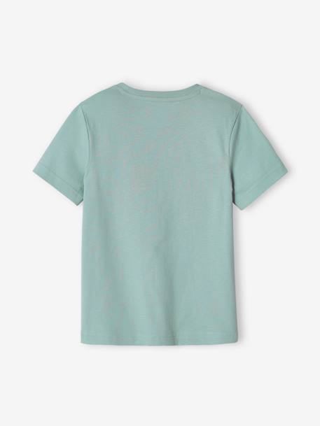 Jungen T-Shirt, Dinosaurier Oeko-Tex - dunkelblau+mintgrün - 6