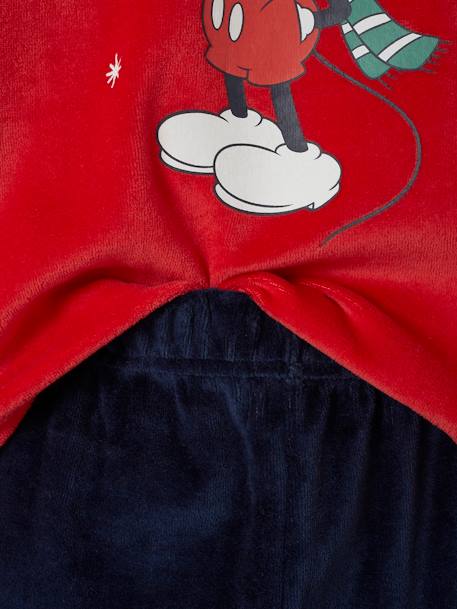 Weihnachtlicher Kinder Schlafanzug Disney MICKY MAUS - rot - 4