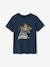 Jungen T-Shirt, grafischer Print Oeko-Tex - himmelblau+nachtblau+rosenholz+türkis+wollweiß - 5