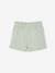 Baby Sweat-Shorts mit Paperbag-Bund Oeko-Tex - aqua+fuchsia - 2