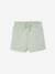 Baby Sweat-Shorts mit Paperbag-Bund Oeko-Tex - aqua+fuchsia - 1