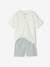 Jungen Sommer-Schlafanzug, personalisierbar Oeko-Tex - wollweiß - 2