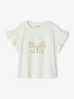 Maedchenkleidung-Mädchen T-Shirt mit Pailletten Oeko-Tex