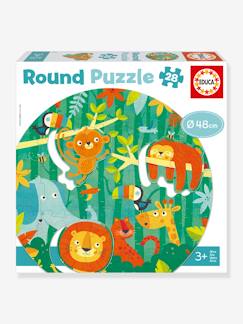 Spielzeug-Lernspielzeug-Rundes Kinder Puzzle DSCHUNGEL EDUCA, 28 Teile