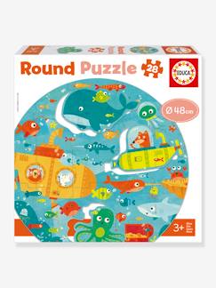 Spielzeug-Lernspielzeug-Rundes Kinder Puzzle UNTER WASSER EDUCA, 28 Teile