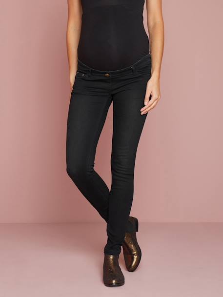 Umstands Slim-Fit-Jeans, Schrittl. 85 cm - schwarz - 5