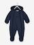 Baby Overall mit Recycling-Polyester, 2 Reißverschlüsse - nachtblau - 1