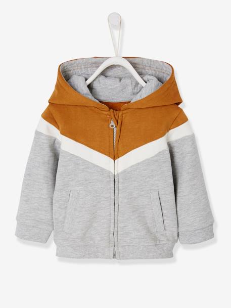Vertbaudet Baby Jungen Kapuzen-Sweatjacke
