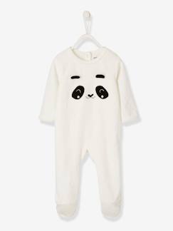 Kinderschlafanzüge & Nachthemden-Baby Samt-Strampler, Öffnung hinten