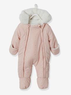 Babymode-Mäntel, Jacken, Overalls & Ausfahrsäcke-Baby Winter-Overall mit Recycling-Polyester, gefüttert