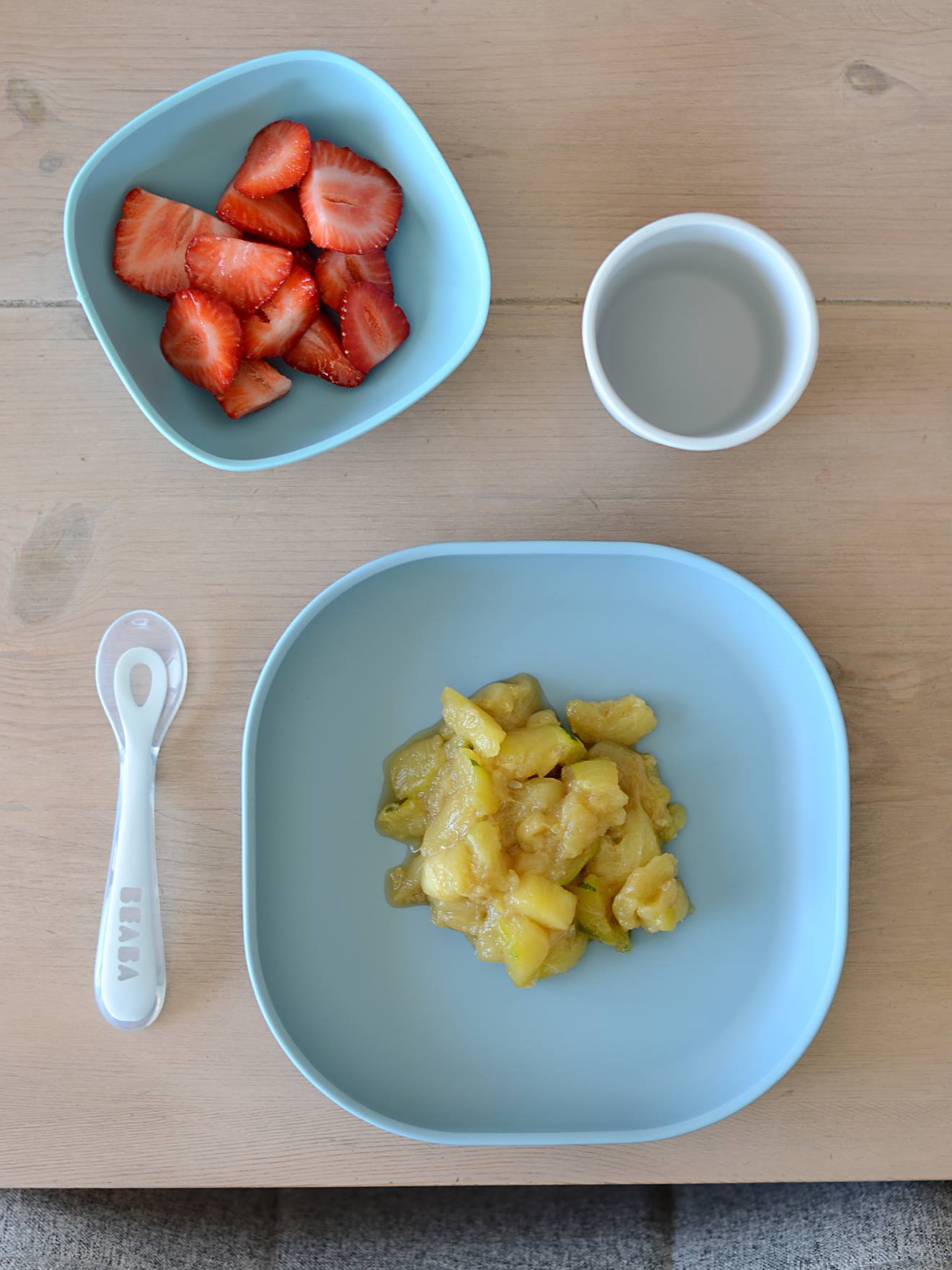 Thumbnail - Baby Esslern-Geschirr aus Silikon BEABA