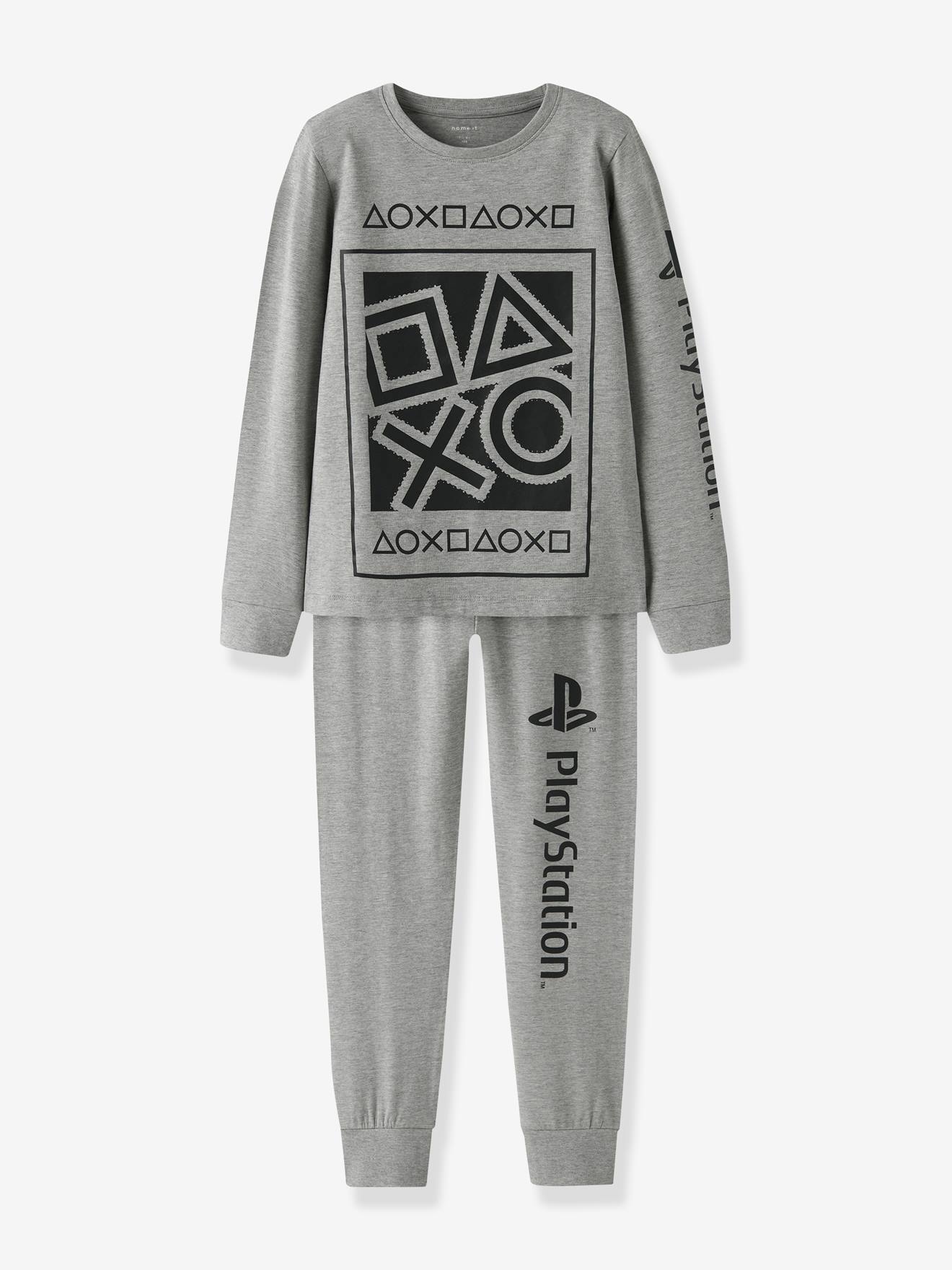 Schlafanzug PlayStation NKMOLYMPOS Jungen NAME IT grau Gr. 110/116