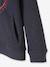 Kapuzen-Sweatjacke für Jungen BASIC Oeko-Tex - grün+hellbraun+nachtblau meliert - 14