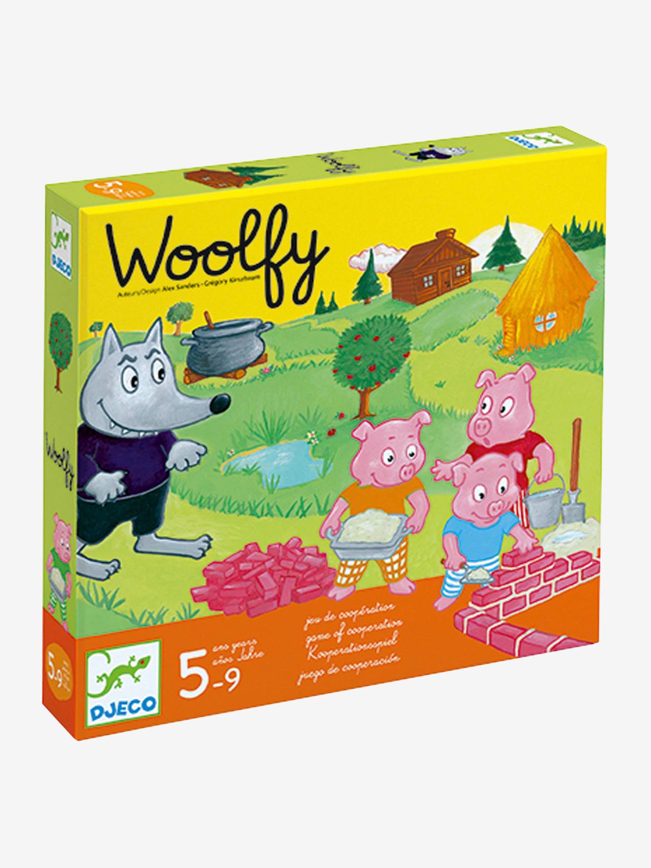 Kinder Kooperationsspiel WOOLFY DJECO