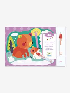 Spielzeug-Kreativität-Tafeln, Malen & Zeichnen-Kleinkinder Mal-Set „Tiere“ mit Zauberstift DJECO