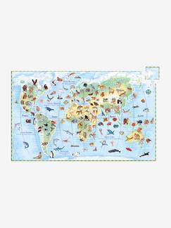 Spielzeug-Pädagogische Spiele-Puzzle-Set „Tiere der Welt“, 100 Teile DJECO