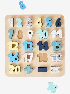 Spielzeug-Kinder Zahlenpuzzle aus Holz FSC®