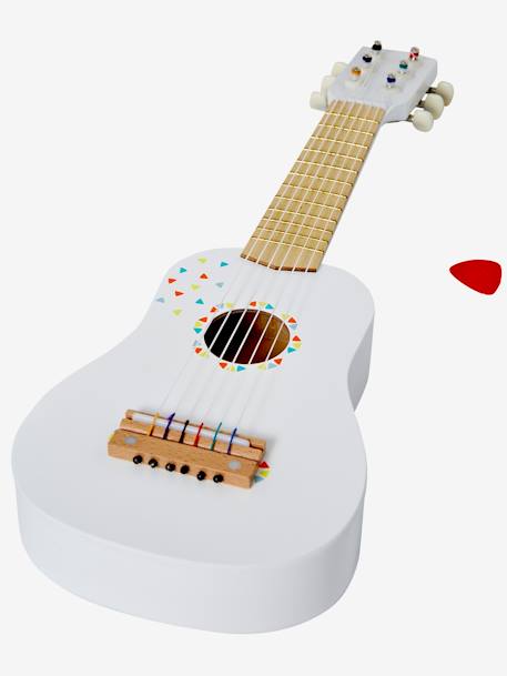 Holz-Gitarre für Kleinkinder FSC® - rosa+weiß/natur - 11