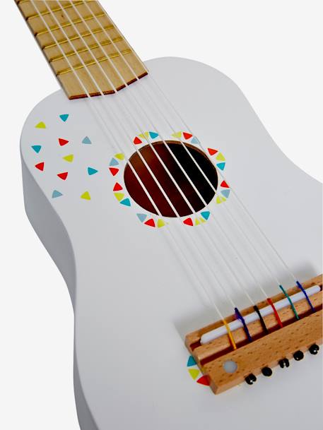Holz-Gitarre für Kleinkinder FSC® - rosa+weiß/natur - 12