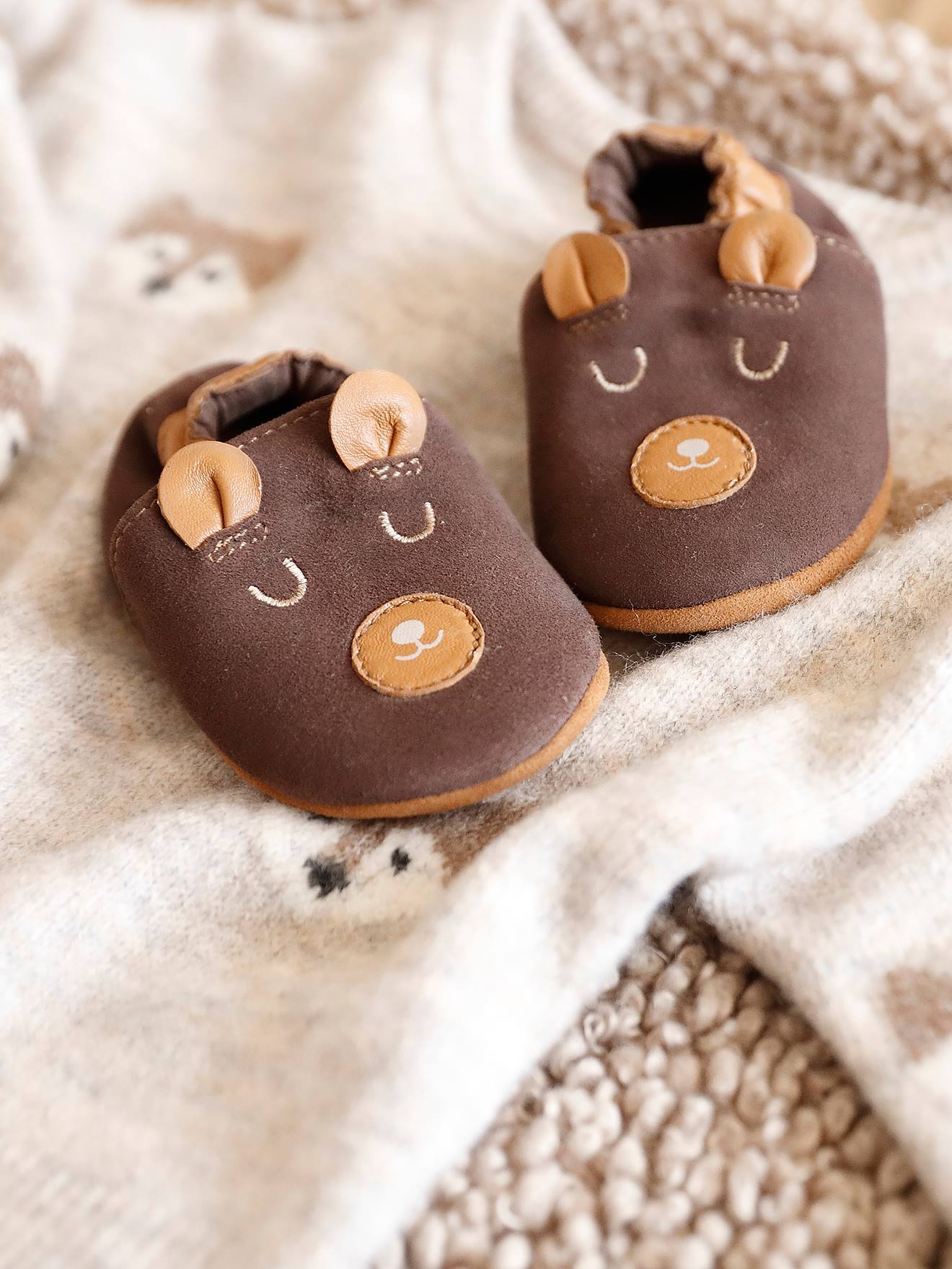 Baby Leder-Krabbelschuhe