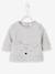 Baby Set aus Sweatshirt und Hose - grau meliert+nachtblau+hellbeige+wollweiß+pfirsich - 3