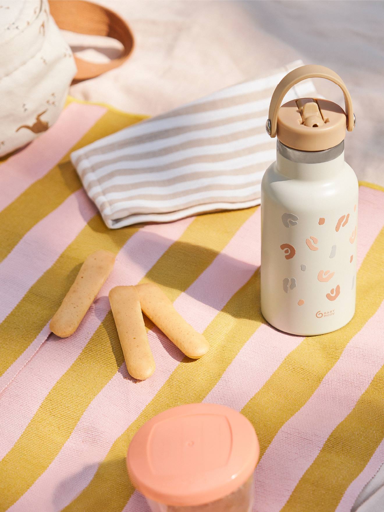 Thumbnail - Edelstahl-Trinkflasche LITTLE EXPLORER BABYMOOV