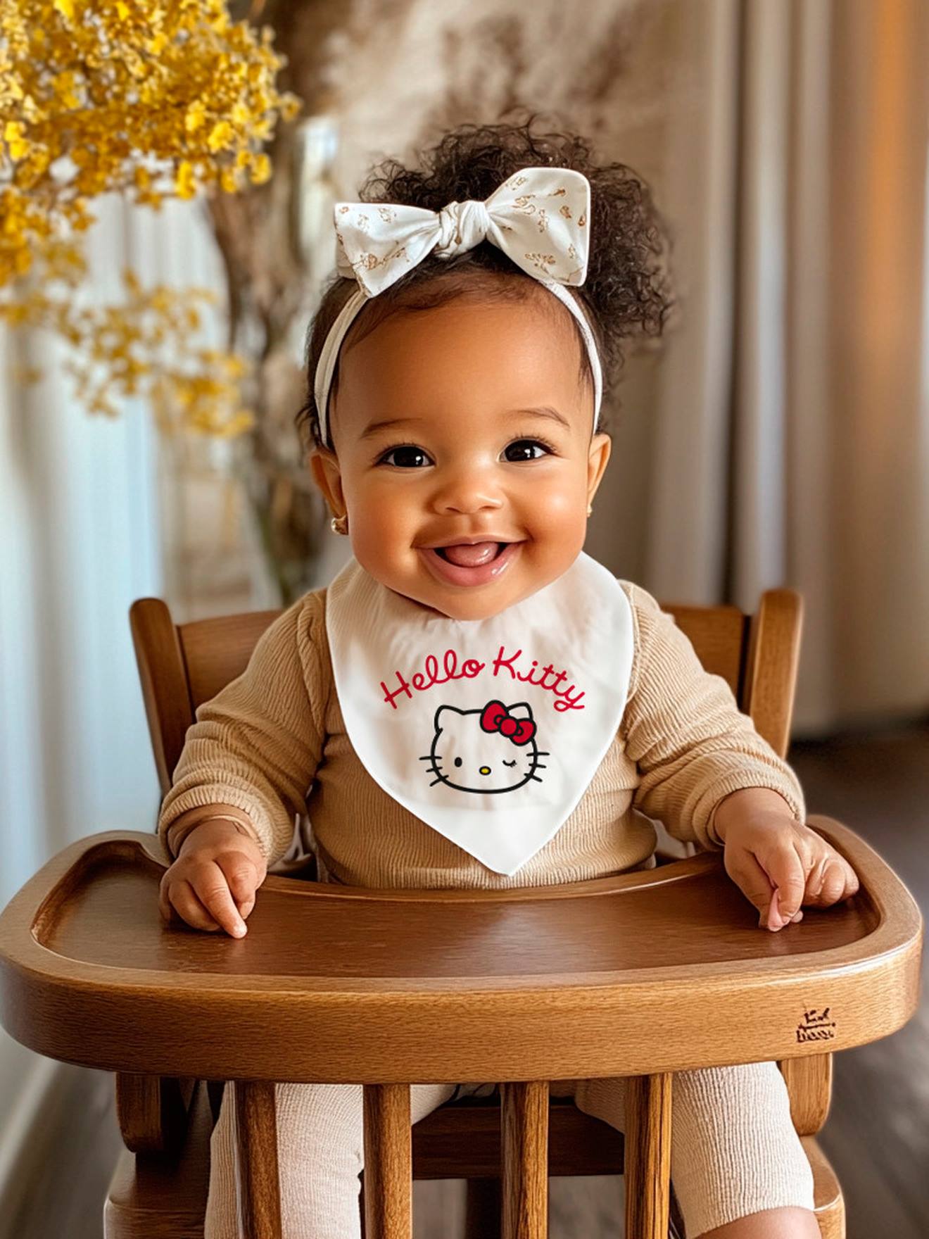 Thumbnail - 2er-Pack Bandana-Lätzchen Baby HELLO KITTY