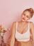 Bügelloses Still-Bustier, Spitze Oeko-Tex - braun+nachtblau+schwarz+weiß+zartrosa - 32
