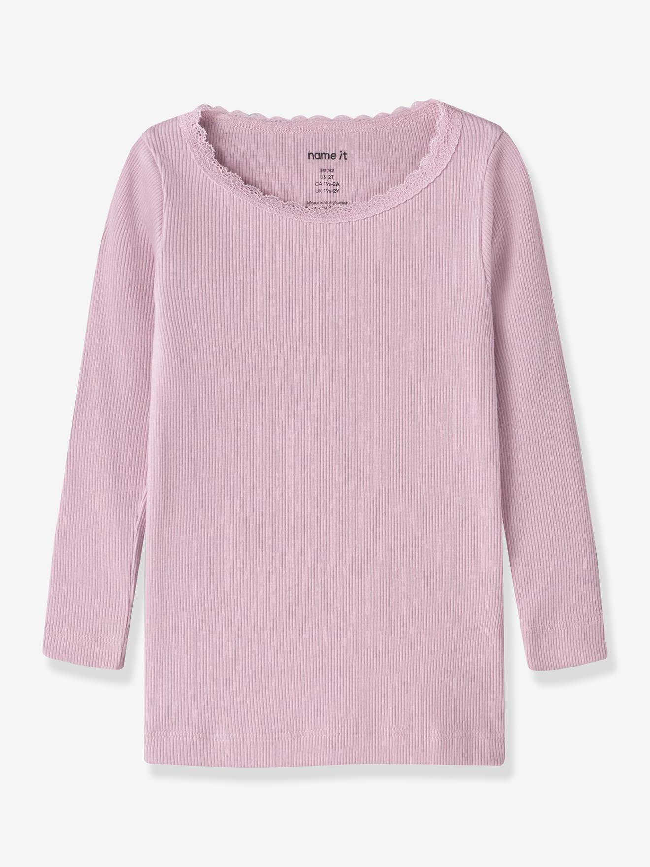 Langarmshirt NMFKAB Mädchen NAME IT malve Gr. 92/98