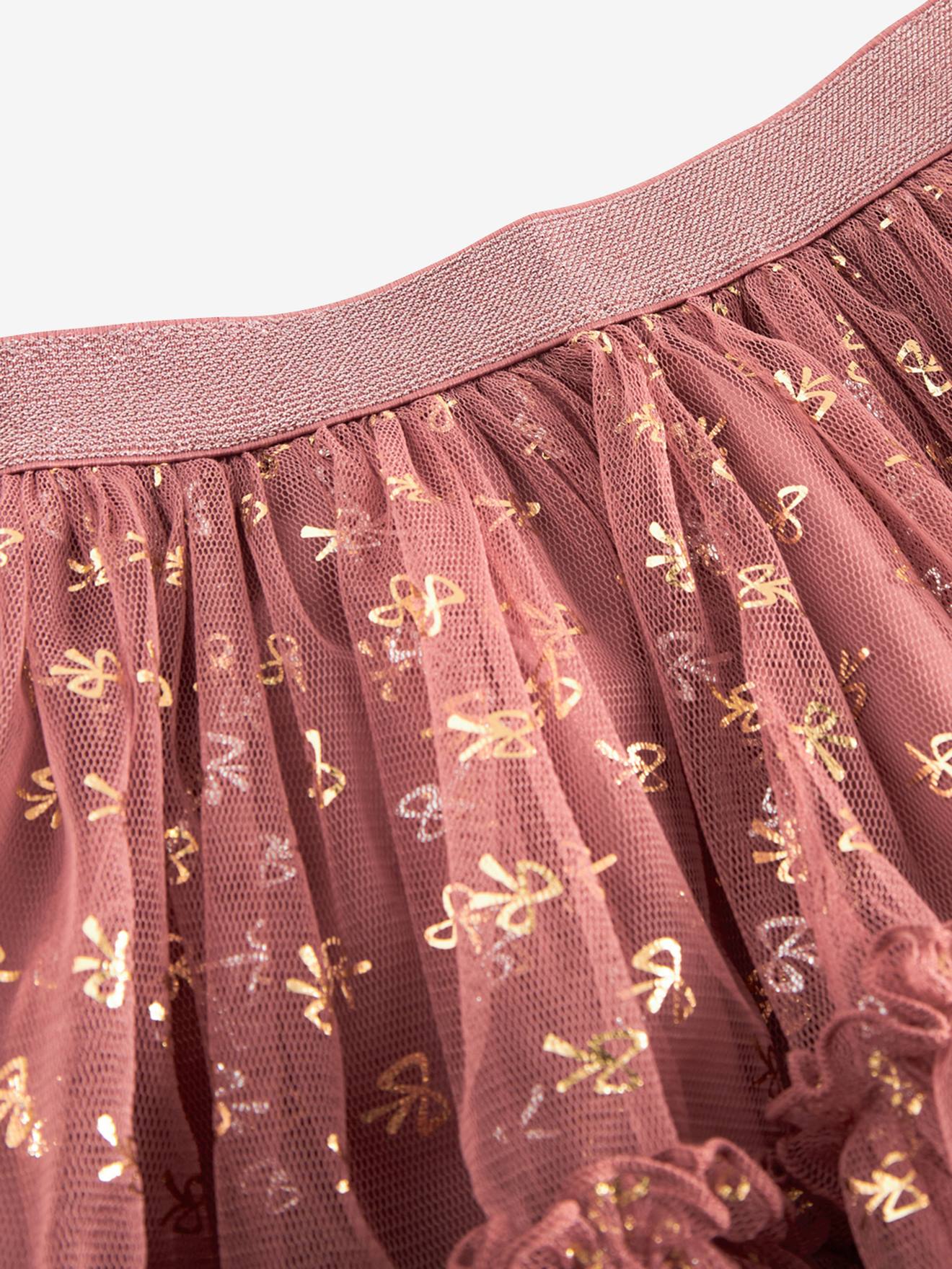 Thumbnail - Tüllrock Dancer Tutu mit Glitzerschleifen Mädchen MarMar Copenhagen