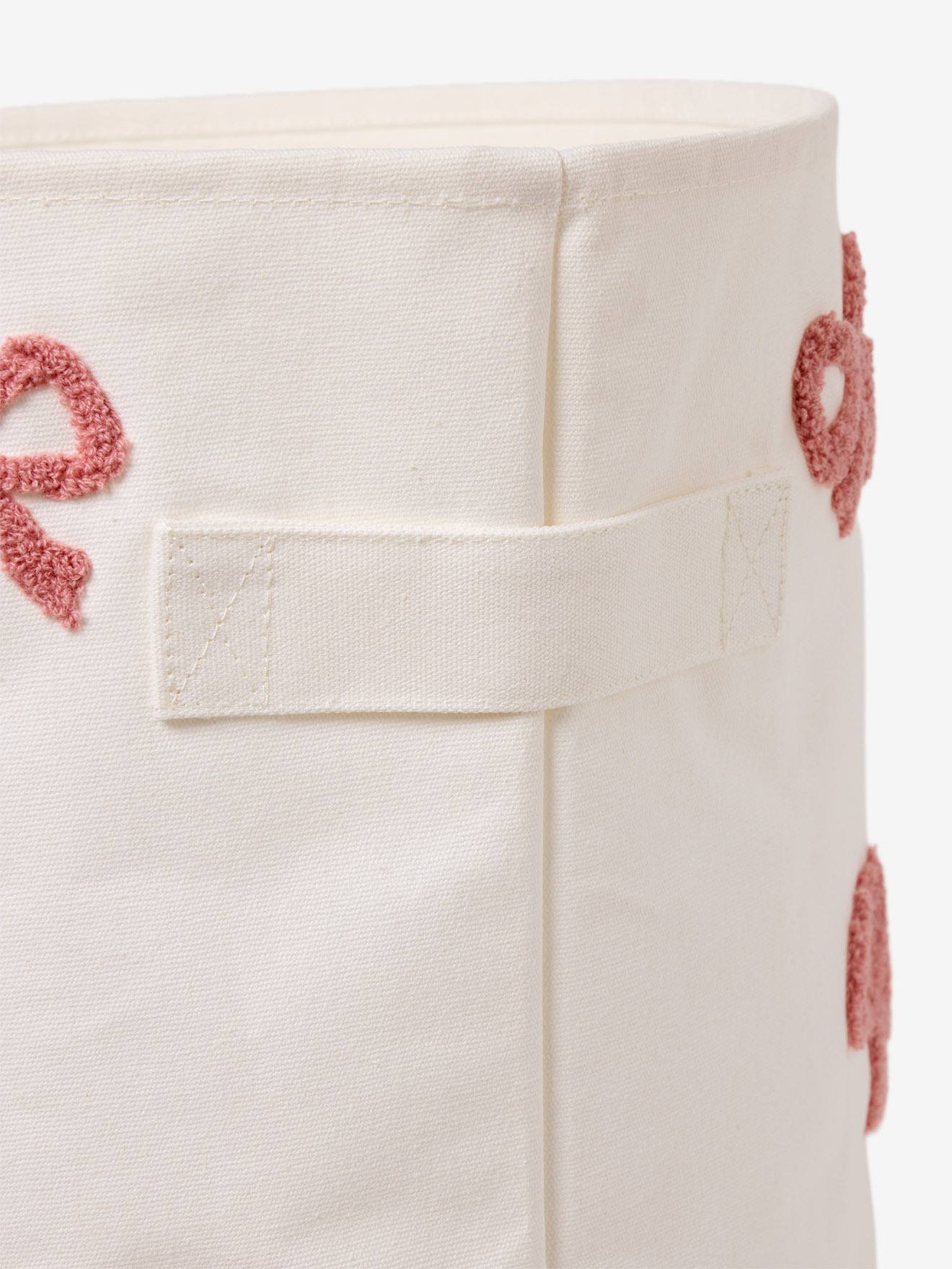 Thumbnail - Aufbewahrungskorb SCHLEIFE Applikation getuftet