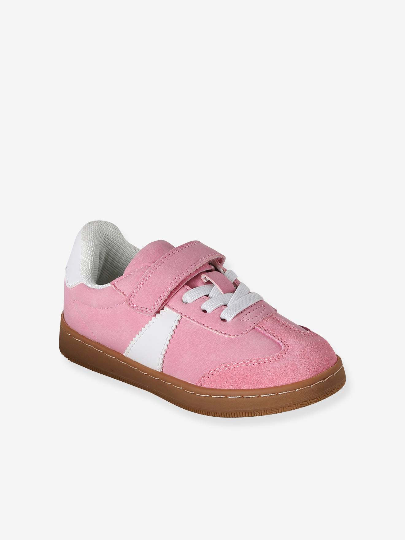 Klett-Sneakers mit Glitzer-Details und Anziehtrick für Mädchen