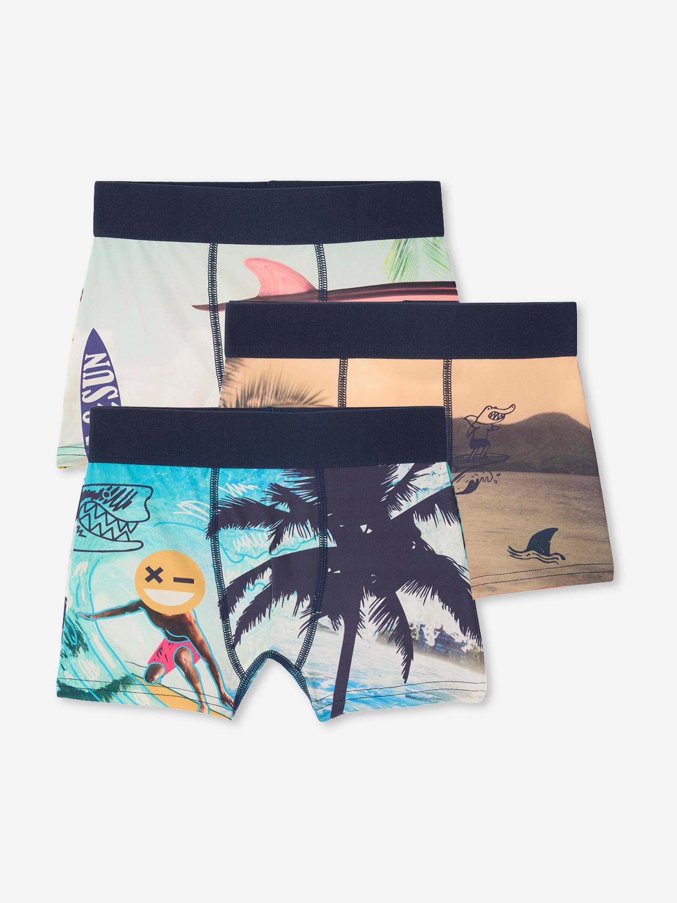 3er-Pack Jungen Boxershorts mit Fotoprint JONEN