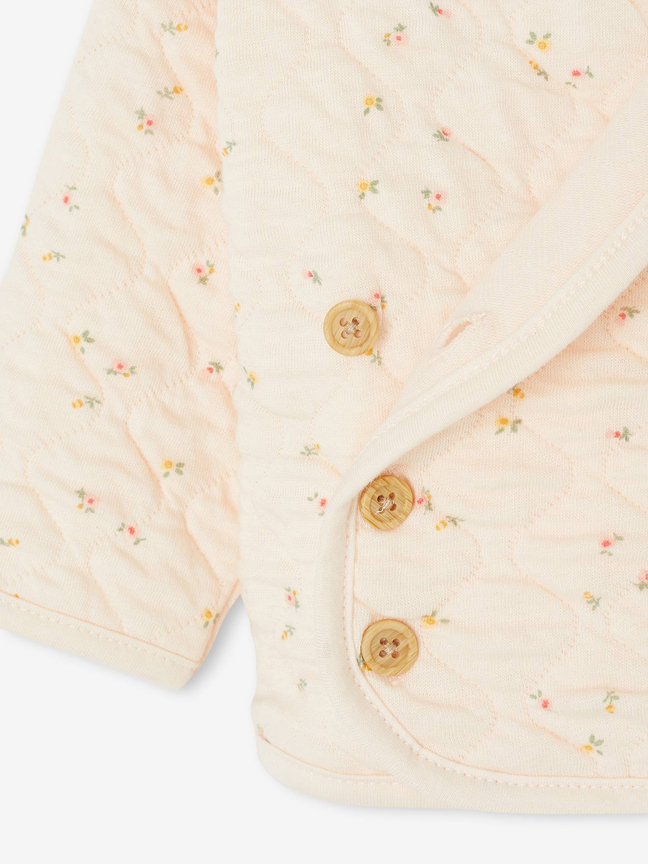 Thumbnail - Baby Wickeljacke mit Recycling-Polyester vanille