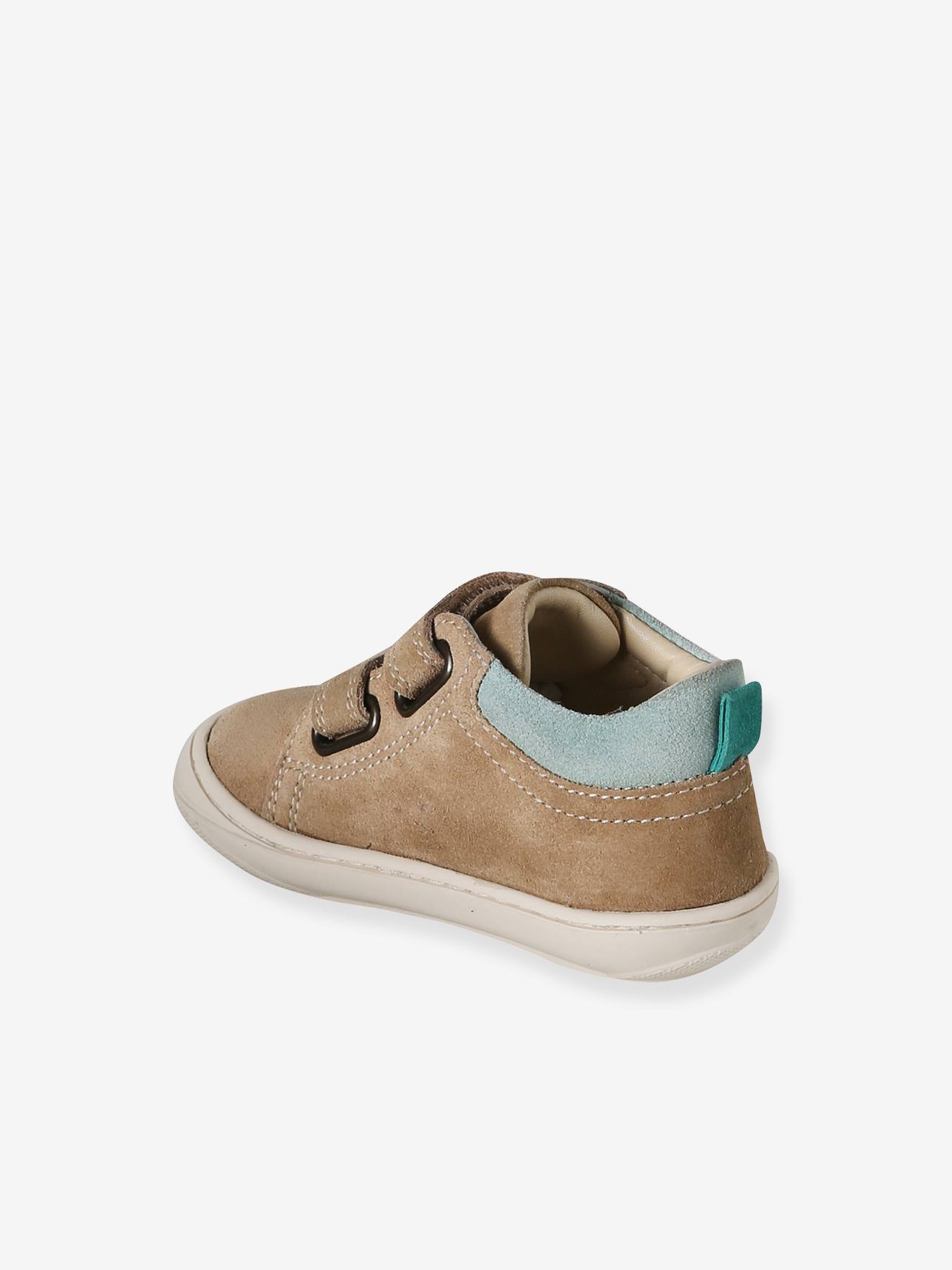 Thumbnail - Baby Lauflernschuhe mit Klett aus weichem Leder set