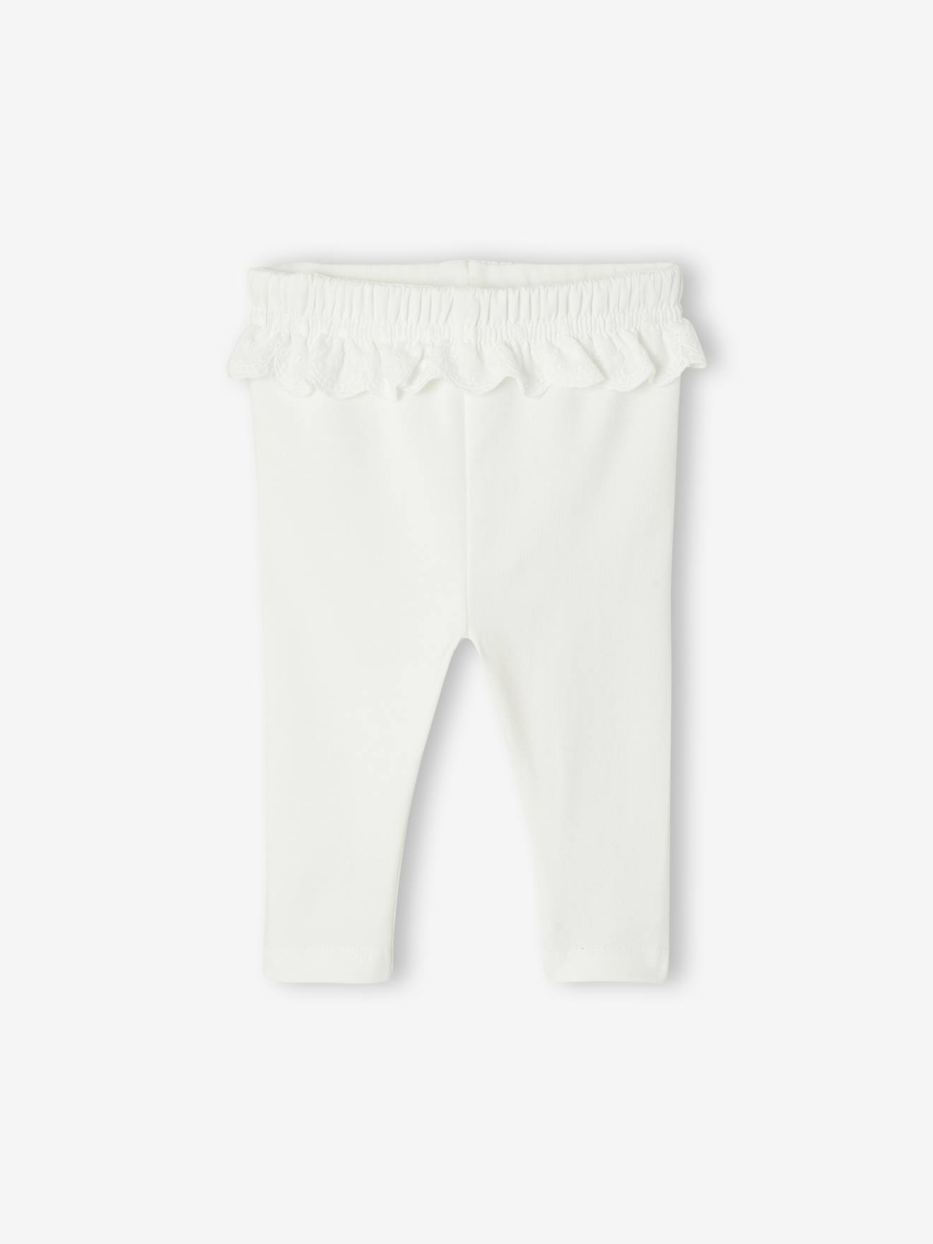 Jersey-Leggings mit Volants Mädchen Baby
