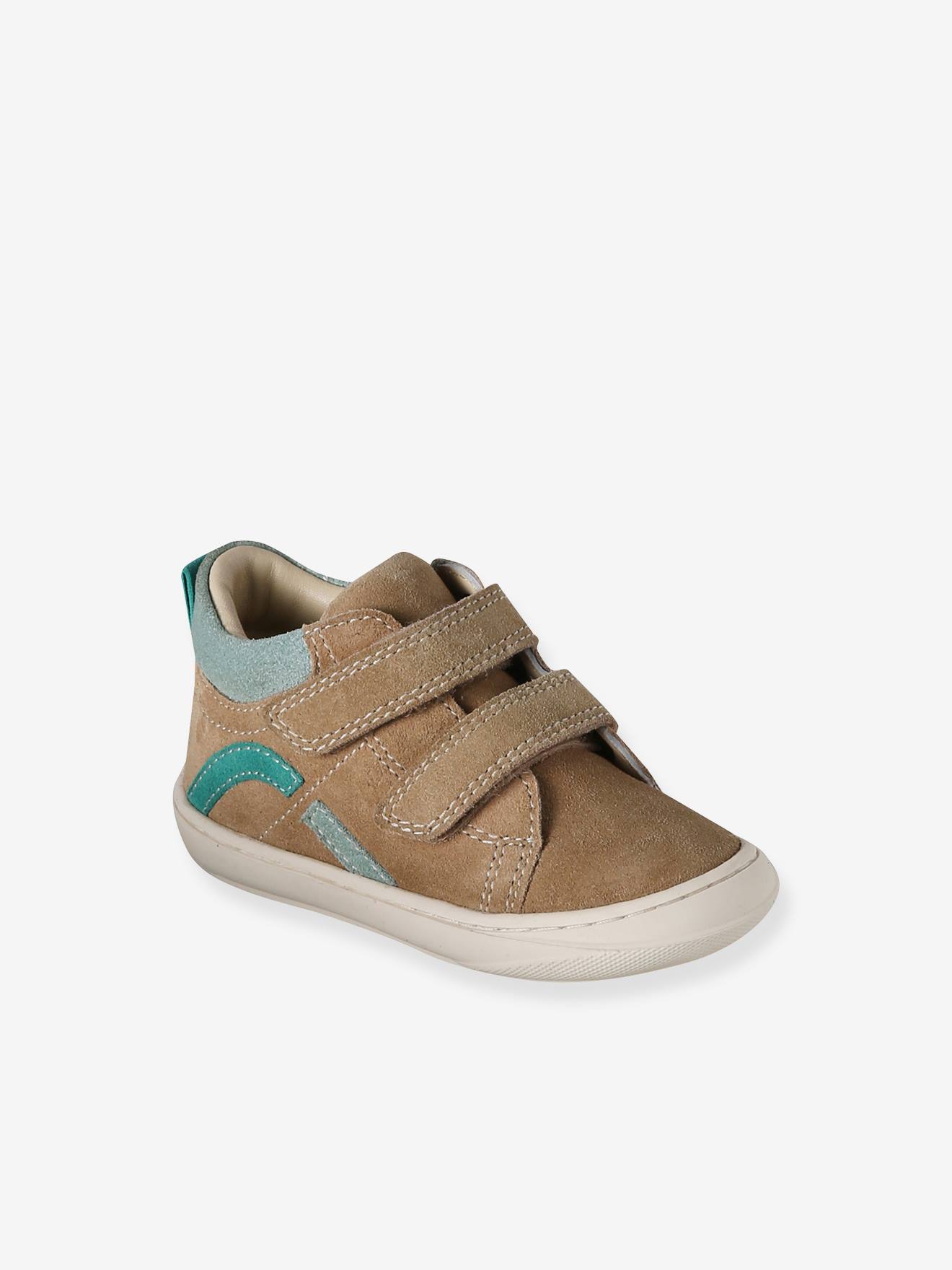Baby Lauflernschuhe mit Klett aus weichem Leder set